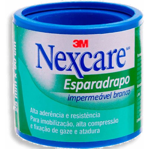 Esparadrapo Impermeável Branco Nexcare 25mm x 90cm