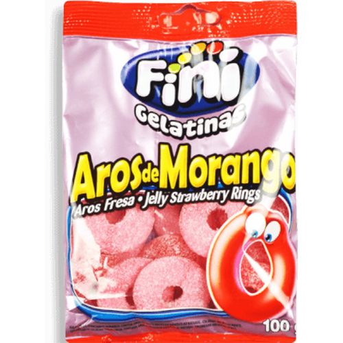 Fini Aros De Morango 90g