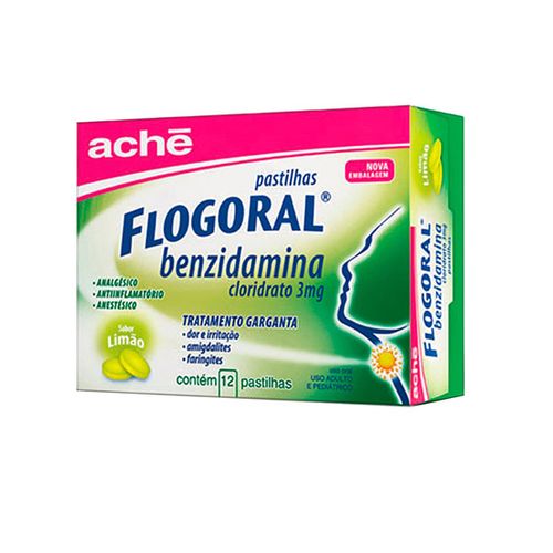 Flogoral Sabor Limão 12 Past