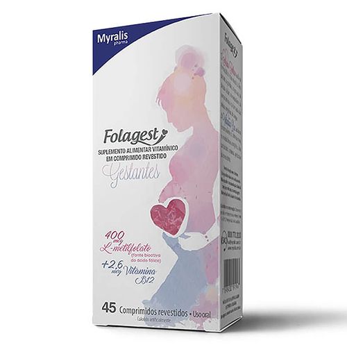 Folagestojo 400Mcg 45 Comprimidos Revestidosest