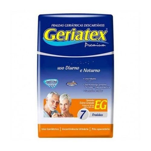Fralda Geriátrica Geriatex Premium Eg 7Un - Geriatex