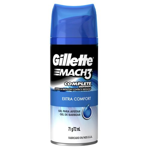 Gel Barbear Mach 3 Extra Comfort 71G - Gillette Mach3