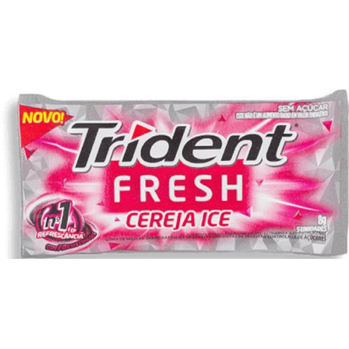 Goma De Mascar Trident Fresh Cereja 8G 5Un - Trident