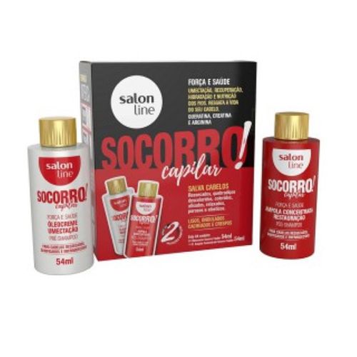 Kit Creme Salon Line Socorro Capilar 54Ml - Salon Line