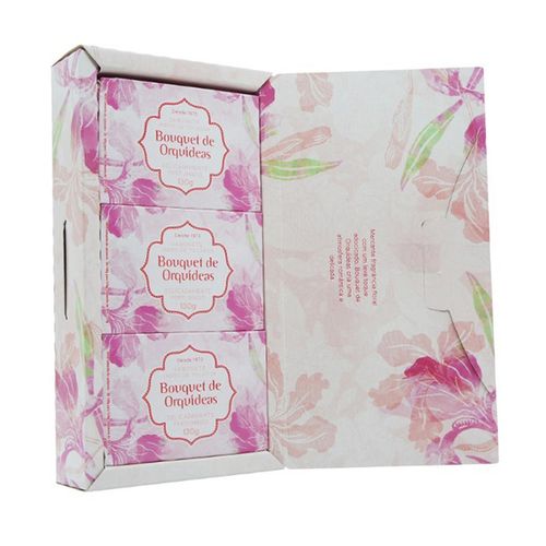 Kit Sabonete Bouquet Orquideas 130G Com 3 - Bouquet De Orquideas