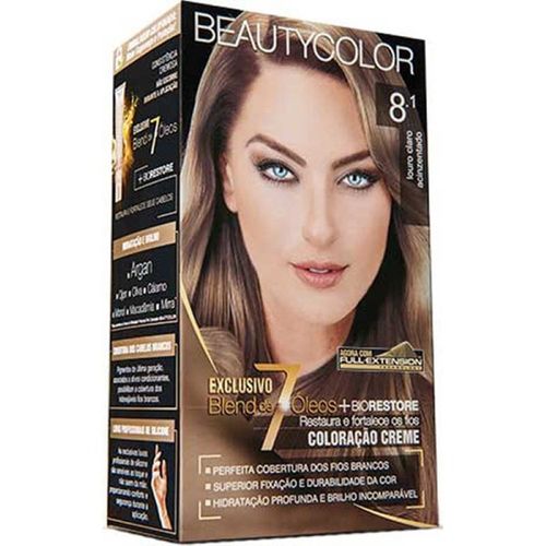 Kit Tintura Beauty 8.1 Loção Claro Acinz - Beauty Color