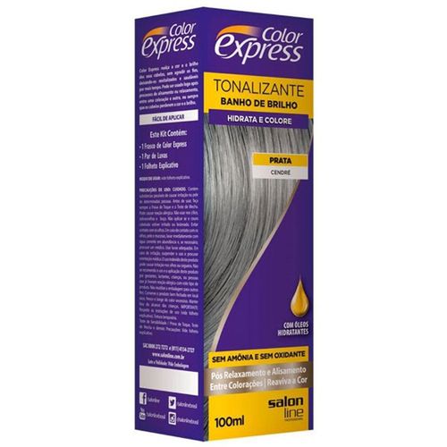 Kit Tintura Salon Line Color Express Prata Cendre - Salon Line Color Express