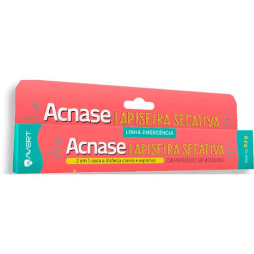 Lápiseira Secativa Acnase Tom Pele 0,3 g - Acnase