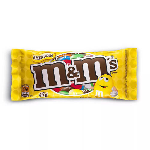 CONFEITO CHOCOLATE MMS AMENDOIM 45G