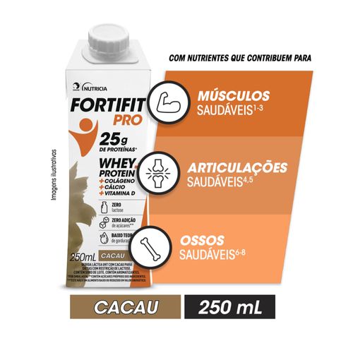 FORTIFIT PRO Bebida Láctea Cacau 250mL