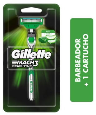Aparelho Barbear Mach3 Sensi - Gillette Mach3