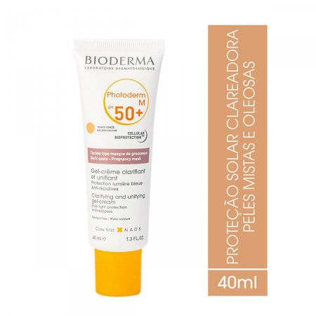 Protetor Solar Facial Photoderm M FPS 50 Efeito Matte 40ml Bioderma