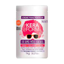 Creme de Pentear Keraform Eu Amo Meus Cachos 1kg Skafe