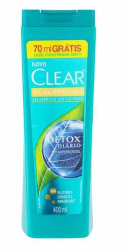 Shampoo Clear Detox Diario L400Ml P330Ml