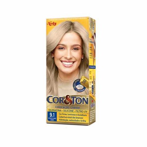 Mini Kit Coreton Louro Claro Cinza 91