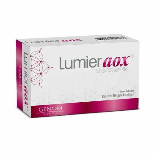 Suplemento Antioxidante Lumier Aox Genom 30 Cápsulas