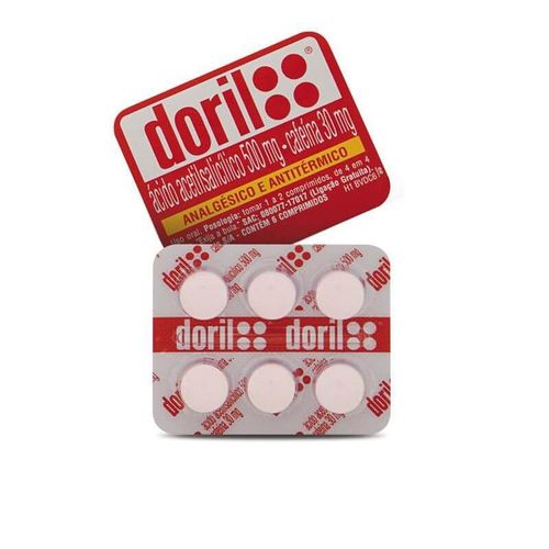 Doril 500Mg+30Mg 6Cpr