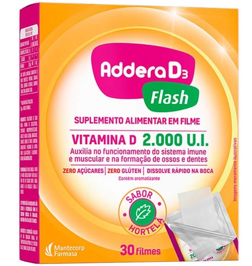 Addera D3 Flash 2000 Ui 30 Filmes Hortel