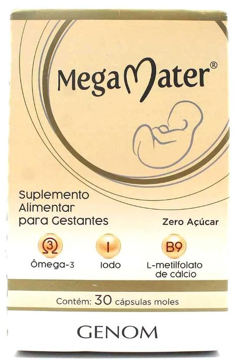 Suplemento Alimentar Mega Mater Genom 30 Cápsulas