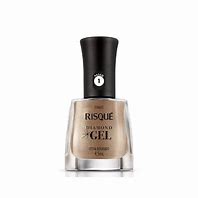 Esmalte Gel Cetim Dourado 9,5ml Risque