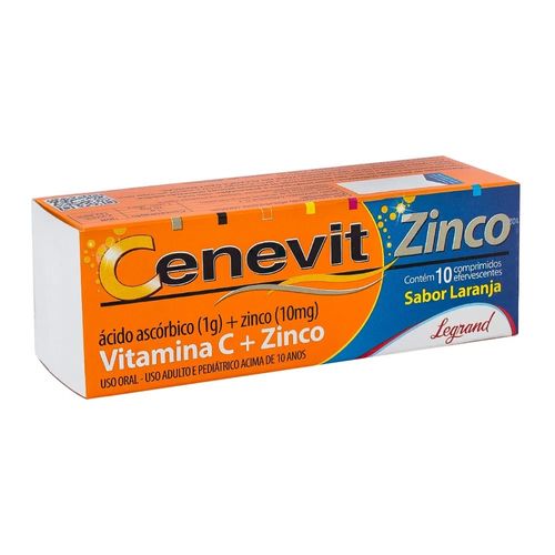 Cenevit Zinco 1G 10Mg 10Cpr Eferv