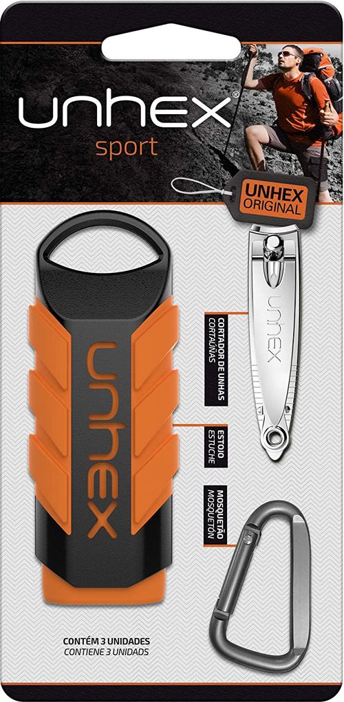 Kit Unhex Sport 02 Est+Cort+Mosq Laranja