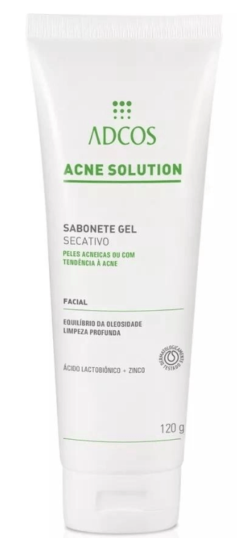 Sabonete Facial Antiacne Bio-Acne Solution 120ml Gel
