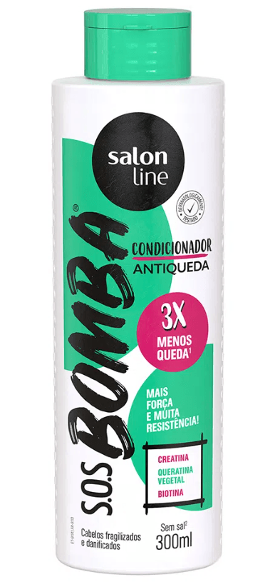 Condicionador Antiqueda S.O.S Bomba Fortalecedor 300ml Salon Line