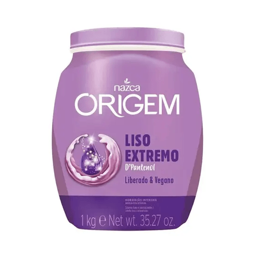 Creme de Hidratação Intensiva Origem Liso Vegano 1kg Nazca