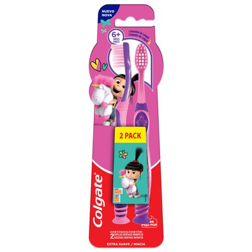 Escova Dental Infantil Extramacia Meu Malvado Favorito 6+ Anos Colgate 2 Unidades