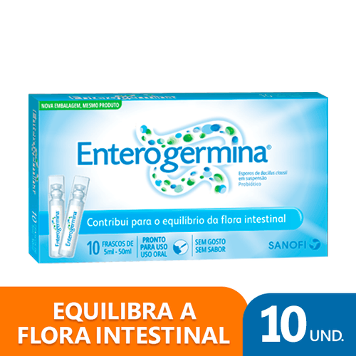 Enterogermina - Probiótico - 10 frascos de 5ml