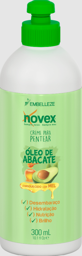 Creme para Pentear Óleo de Abacate com Mel 300ml Novex