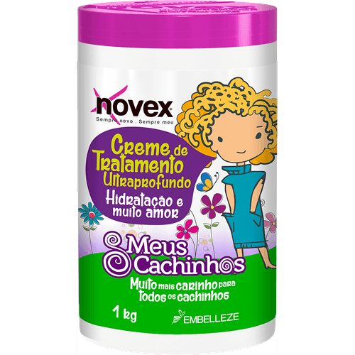 Creme de Tratamento Meus Cachinhos 1kg Novex - Hidratação Infantil