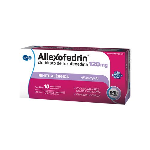 ALLEXOFEDRIN 120MG 10 COMPRIMIDOS