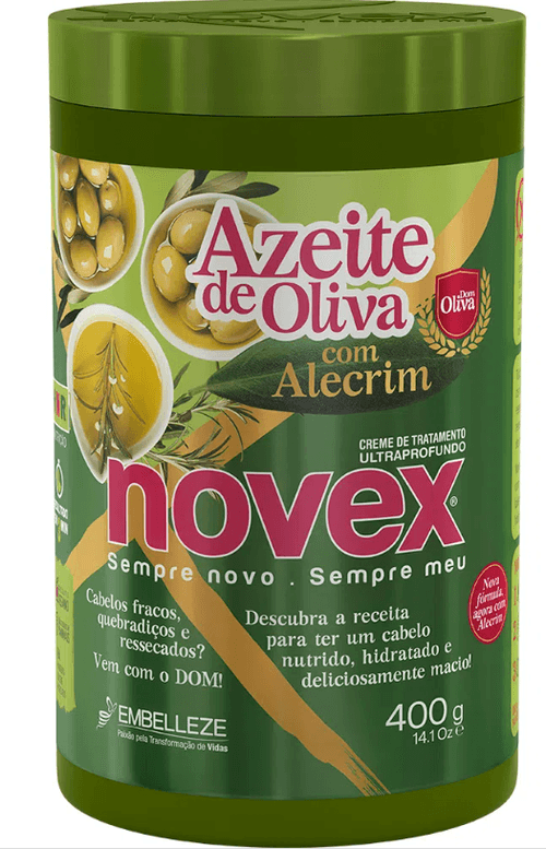 Creme de Tratamento Novex Azeite de Oliva e Alecrim 400g