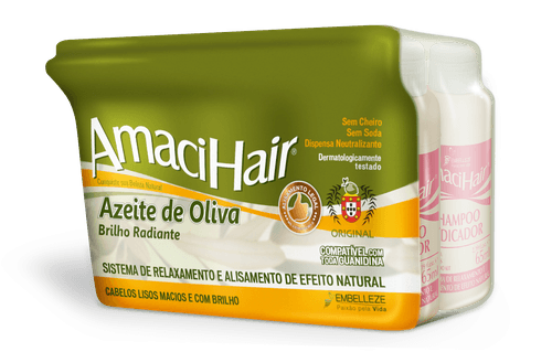 Creme Relaxante AmaciHair Azeite de Oliva 220G