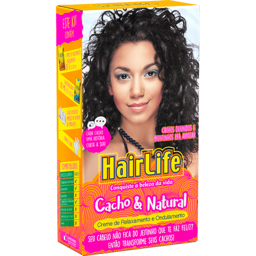 Creme Relaxante HairLife Cacho & Natural KIT