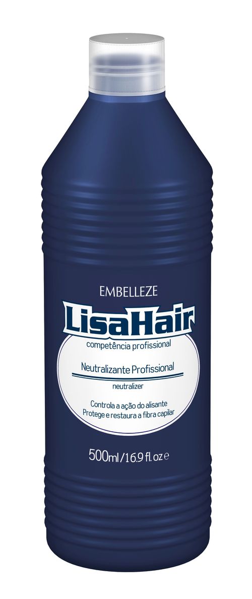 NEUTRALIZANTE PROFISSIONAL LISAHAIR COM 500ML