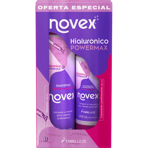 KIT NOVEX HARMONIZACAO CAP SH+CONDICIONADOR 300ML