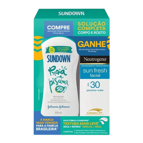 Kit Sundown FPS50 200ml + Sundown Facial FPS30 40ml