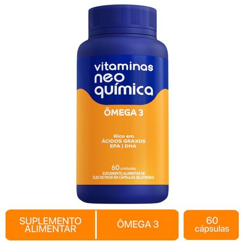 Ômega 3 Neo Química 60 cápsulas