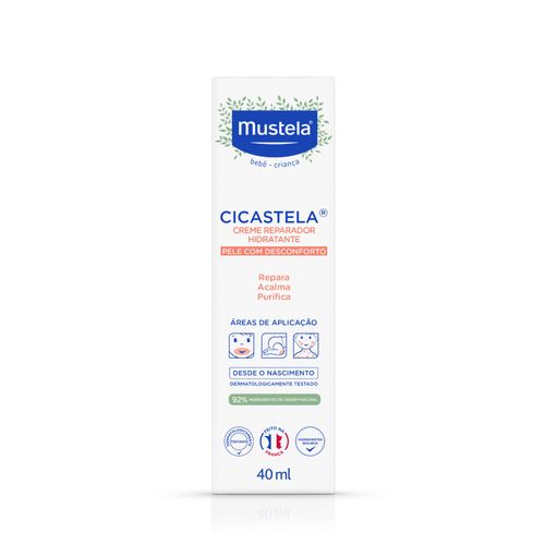 Mustela Cicastela Creme Reparador Hidratante - 40 ml