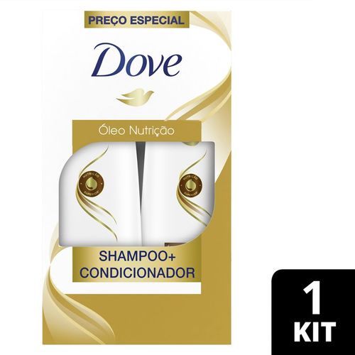 Kit Dove Óleo Nutrição - Shampoo 400ml + Condicionador 200ml