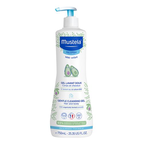 Gel Lavante Suave Mustela Bebê Pele Normal - 750ml