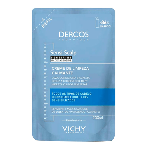 Creme de Limpeza Capilar Dercos Energizante Vichy 200ml