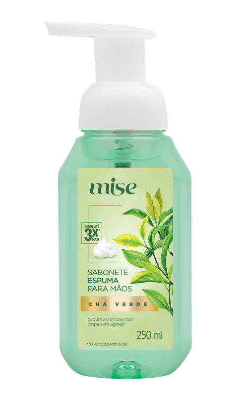 Sabonete Espuma Mãos Mise Chá Verde - 250ml