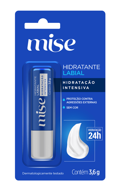 Hidratante Labial Mise Sem Cor - 3,6g