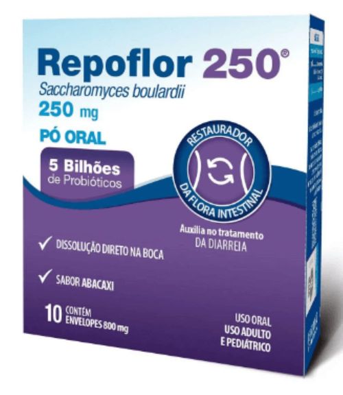 Probiótico Repoflor Legrand 250mg Pó Oral 10 Sachês