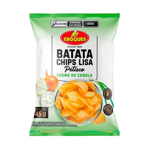 Batata Chips Croques Lisa Creme de Cebola – 45g