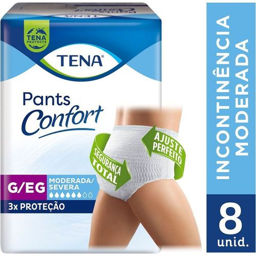 Roupa Íntima Tena Pants Confort G/EG - 8 Unidades